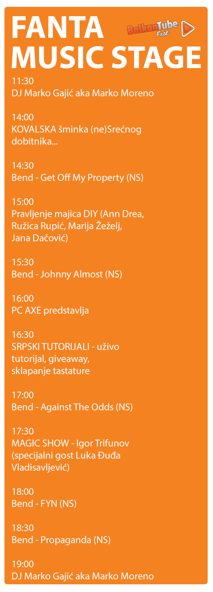 Fanta music stage